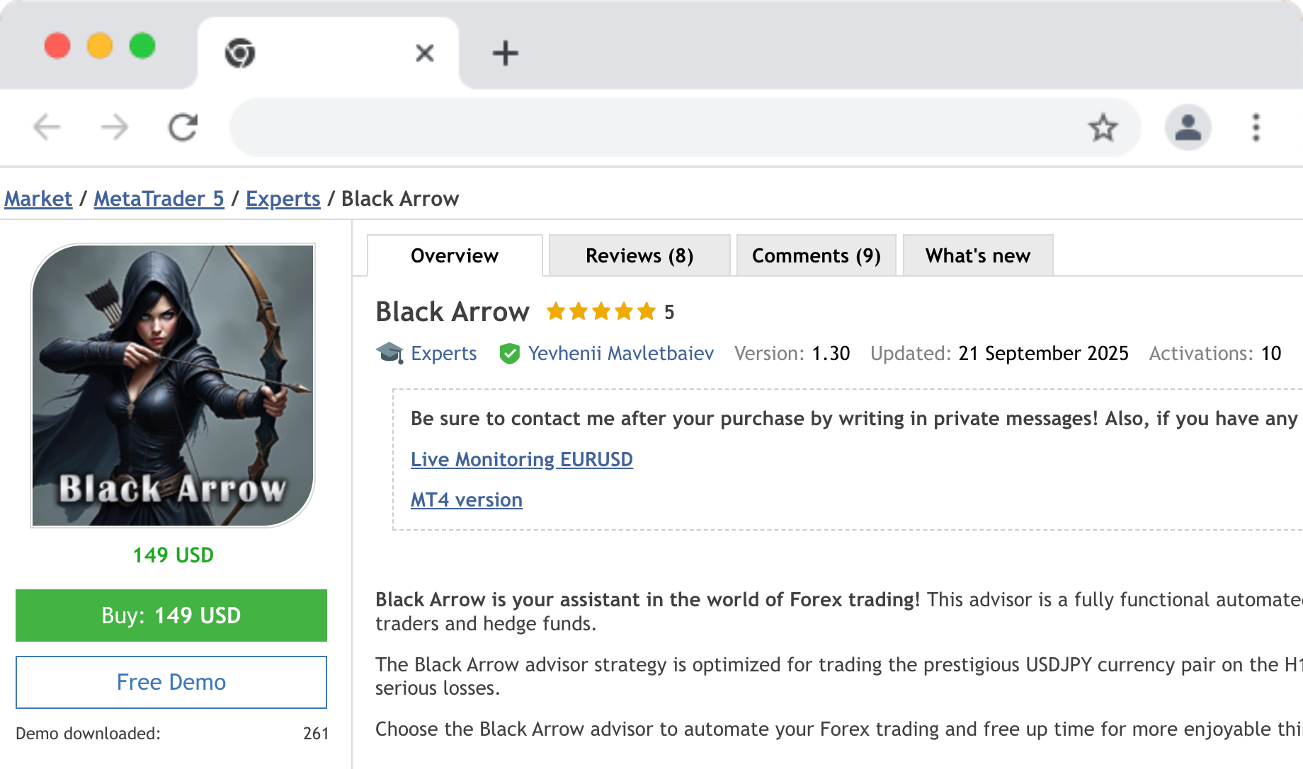 Black-Arrow-Buy-Trading-Robot-Expert-Advisor-for-MetaTrader-5-23-01-2026_23_05